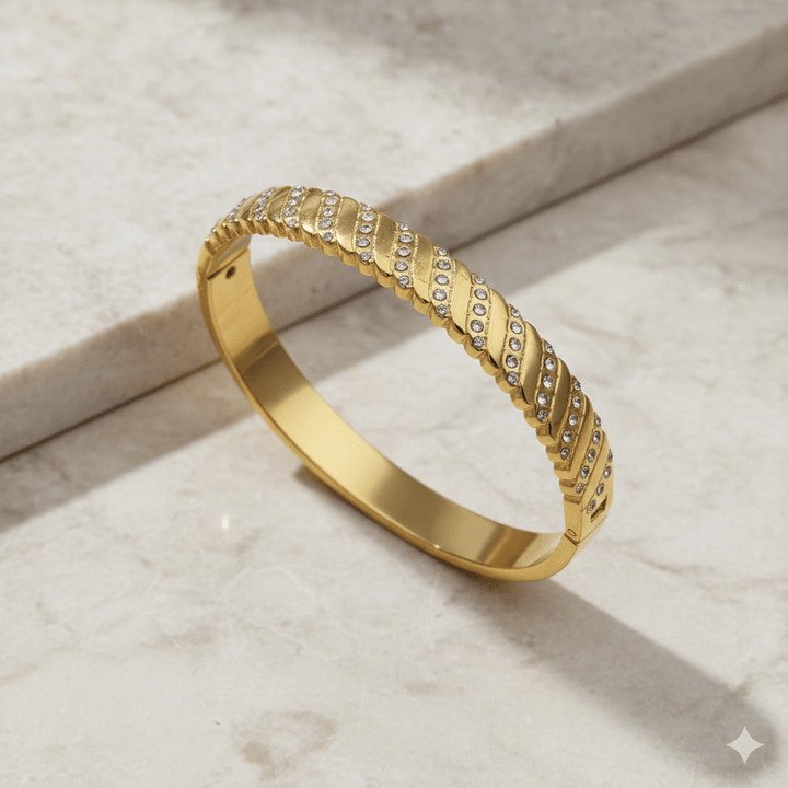 Anti Tarnish Fancy Bangle Bracelet