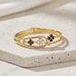 Anti Tarnish Fancy Clover Bangle Bracelet