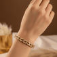 Anti Tarnish Kiyu Ziyu Fancy Bangle Bracelet