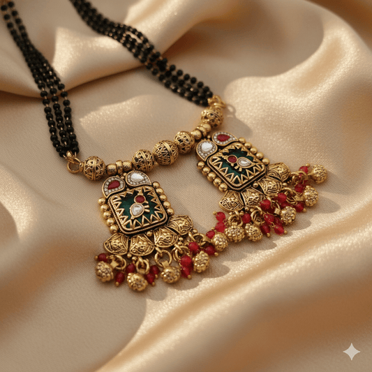 Elegant Gold Plated Rajwadi Mangalsutra