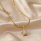 Anti Tarnish Star Pendant Chain Necklace