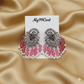 Oxidised Trendy Statement Earring