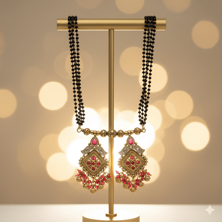 Elegant Gold Plated Rajwadi Mangalsutra II