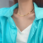 Anti Tarnish Gold Flat Snake Chain