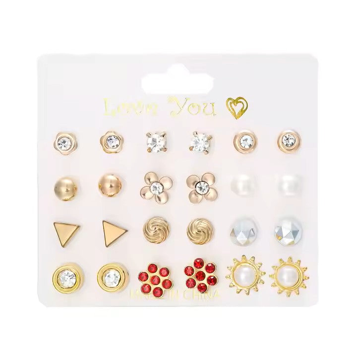 Trendy Cute Earrings Combo