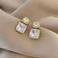 Shining Crystal Drop Earrings