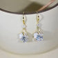 Drop Leaf Diamond Earrings