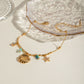 Anti Tarnish Sea Shell & Stones Bracelet