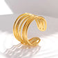 Anti-Tarnish 7 Layers Ring