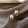 Flower Pearl Stud Earrings