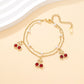 Anti Tarnish Cherry Bracelet