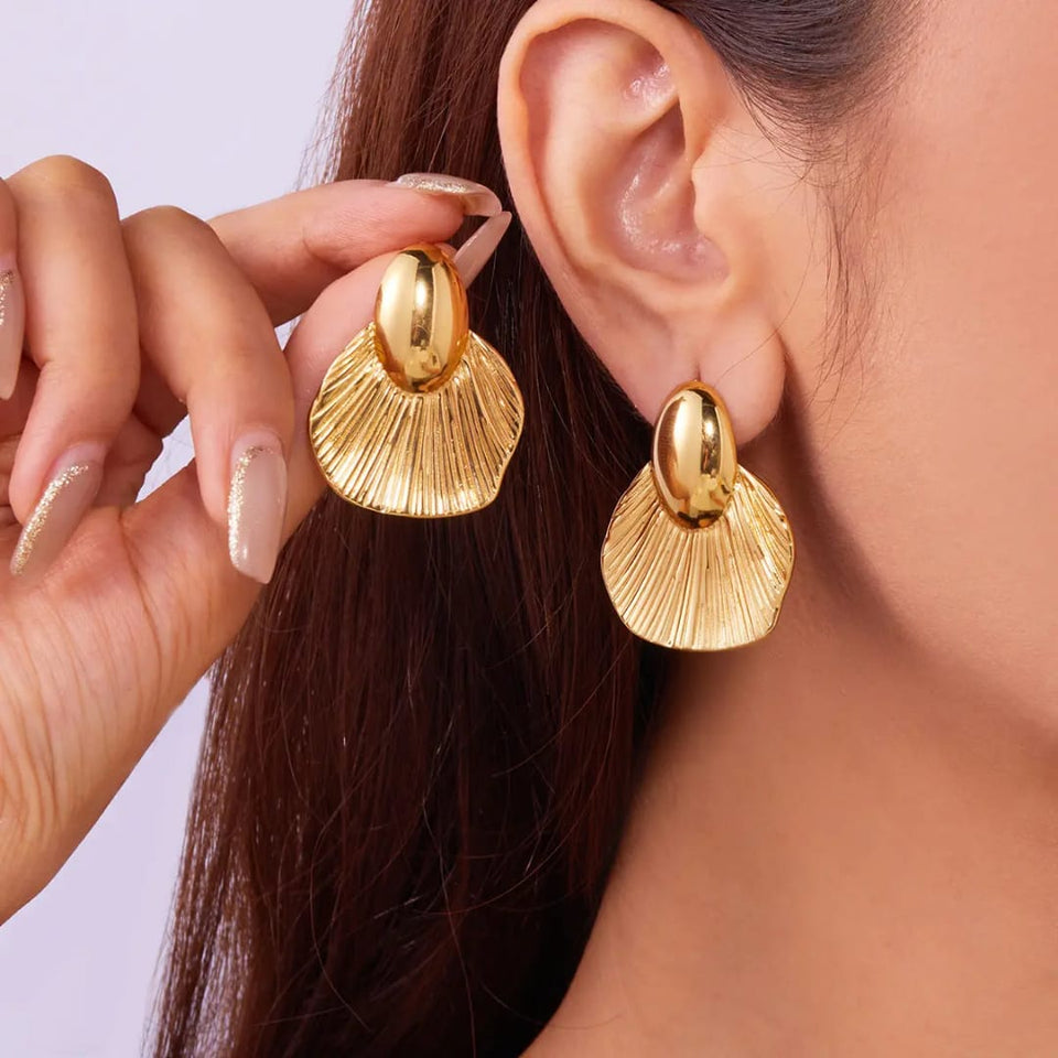 Anti Tarnish Shell Earrings