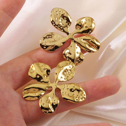 Anti Tarnish Flower Earrings