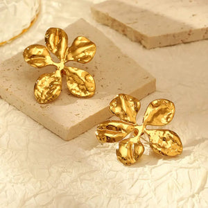 Anti Tarnish Flower Earrings