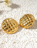 Circle Anti Tarnish Earrings