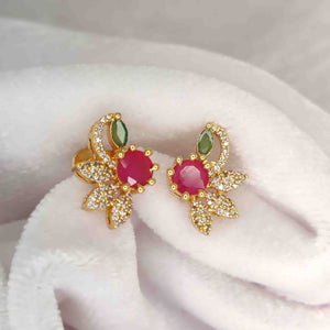 Trendy Stone Stud Earrings