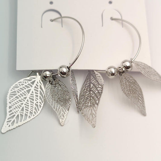 Trendy Drop Leaf Earring