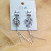 Stunning Drop Chain Diamond Earring