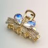Elegant Butterfly Diamond Hair Clutcher