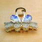 Elegant Butterfly Diamond Hair Clutcher