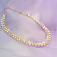 Elegant Retro Pearl Necklace / Choker