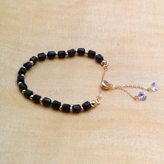 Trendy Adjustable Crystal Beads Bracelet