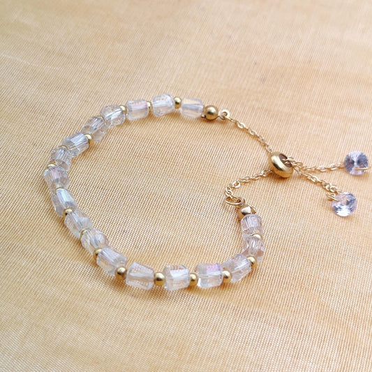 Trendy Adjustable Crystal Beads Bracelet