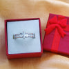 Sparkling AD Stone Ring