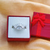 Sparkling AD Stone Ring