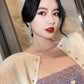 Korean Sweet Green Contrast Color Heart Shaped Earrings