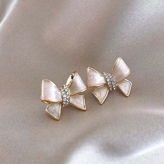 Korean Trendy Bow Stud Earring