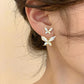 Korean Trendy Gold-Plated Butterfly Hoop Earring