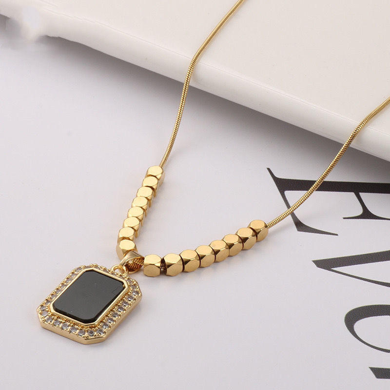 Anti Tarnish Korean Trendy Stylish Beads Chain
