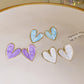 Love Heart Shape Cute Earrings
