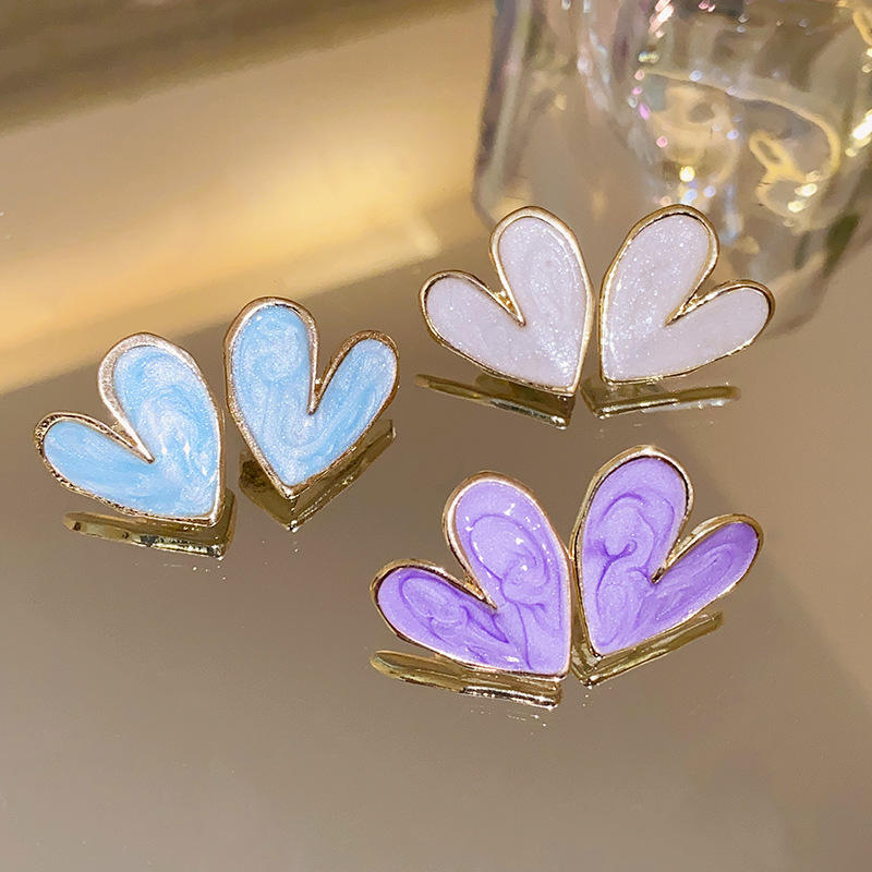 Love Heart Shape Cute Earrings