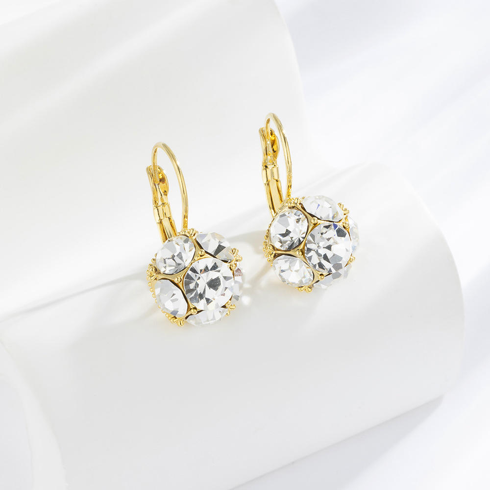 Luxury Fashion Crystal Ball Earrings