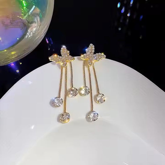 Butterfly Chain Earing