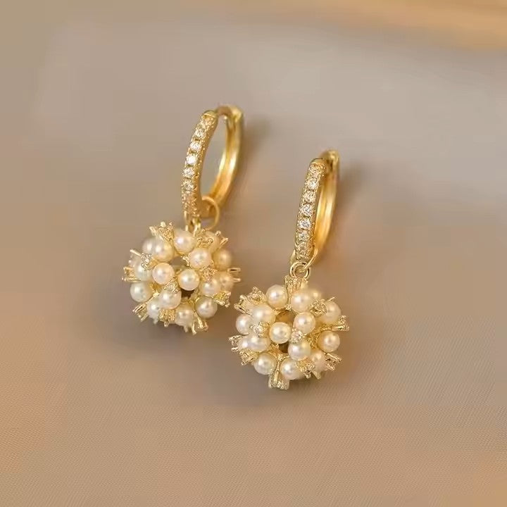 Trendy Pearl Earrings