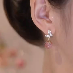 Butterfly Drop Earrings