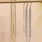 Metal Long Tassel Ear Wire Earing