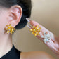Retro Flower Earrings Stud Earrings