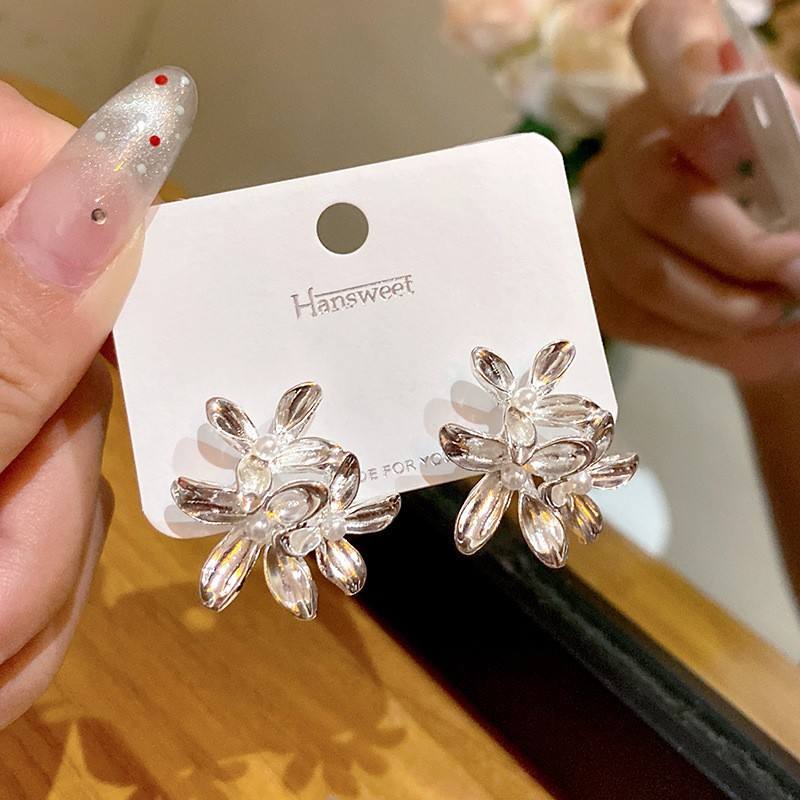 Retro Flower Earrings Stud Earrings