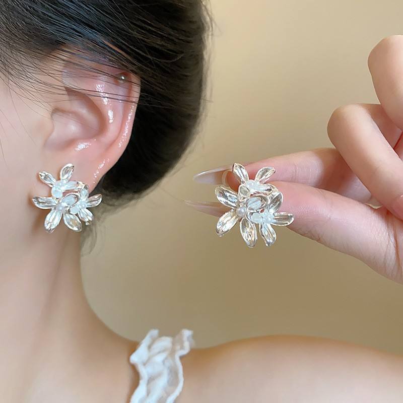 Retro Flower Earrings Stud Earrings