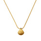 Anti Tarnish Shell Pendant Necklace