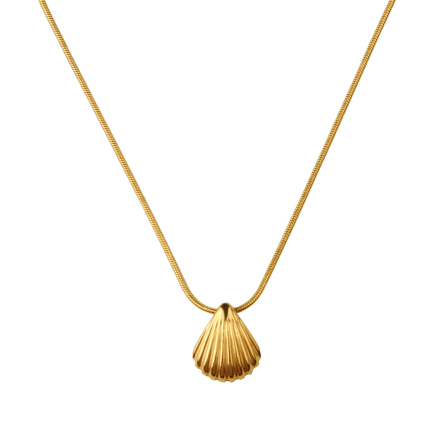 Anti Tarnish Shell Pendant Necklace