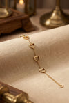 Anti Tarnish Small Heart Chain Bracelet