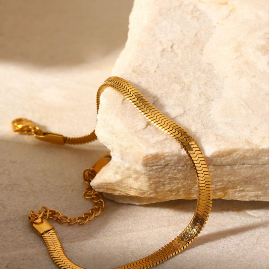 Anti Tarnish Snake Chain Bracelet
