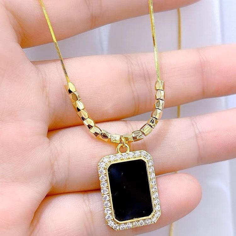 Anti Tarnish Korean Trendy Stylish Beads Chain