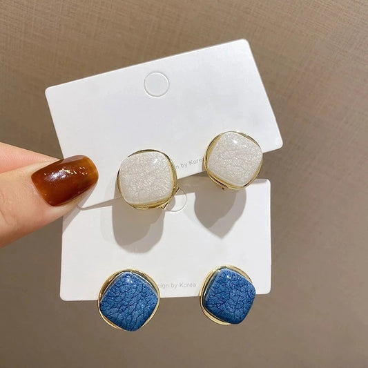Textured Marble Style Studs