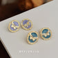 Trendy Retro French Butterfly Earrings